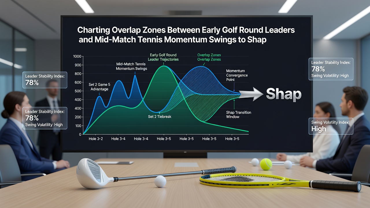 Diagram illustrating layered wager structures connecting golf early leads to tennis momentum swings